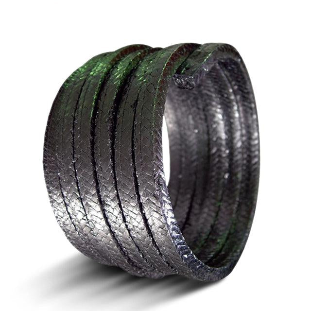 Expanded graphite gland packing with carbon fibre — pump and valve sealing — DEMINAS