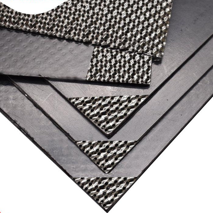 Tanged graphite gasket sheet AISI 316 stainless steel insert — DEMINAS DEMIGRAPH®